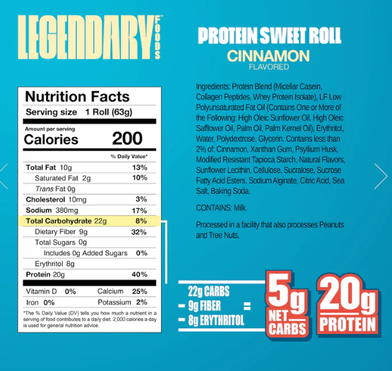 Legendary Foods // High Protein & Low Net Carb Snacks