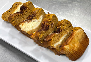 Keto Pumpkin Cheesecake Loaf - Mini Loaf - Gluten Free, Sugar Free, Low Carb & Keto Approved