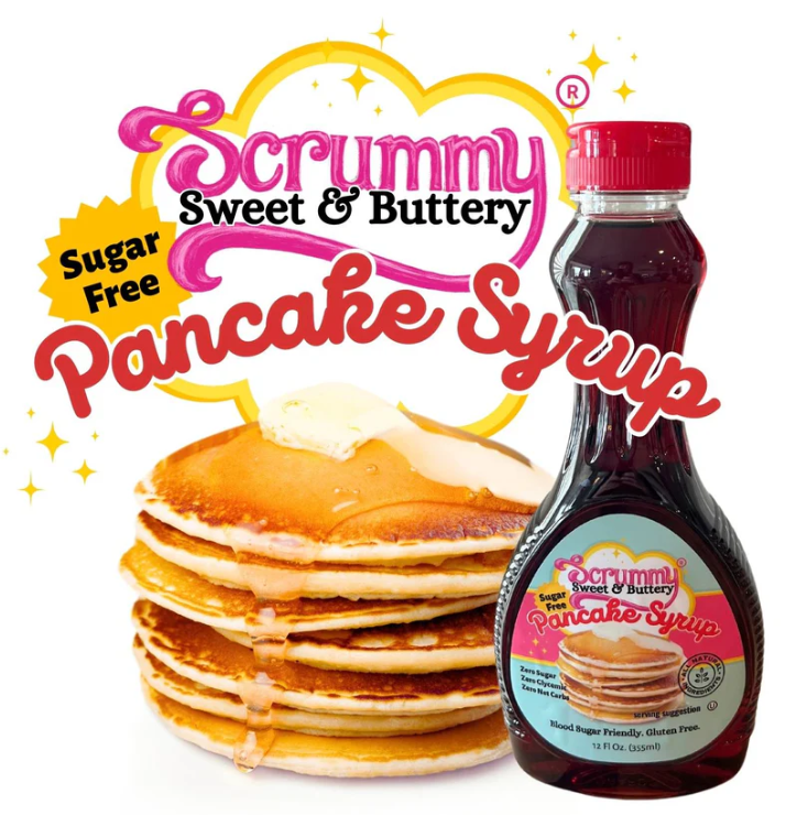 Scrummy Sweet & Buttery Pancake Syrup - Sugar Free, Gluten Free, Low Carb, Keto Approved