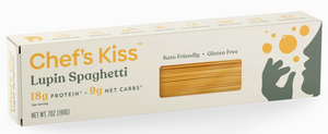 Chef's Kiss - Lupin Pasta - Spaghetti - Gluten Free, Low Carb, Keto Approved, High Protein