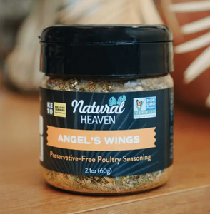 Natural Heaven - Angel's Wing - Seasoning, 3.5 oz - Gluten Free, Plant Based, Low Carb, Paleo & Keto Approved