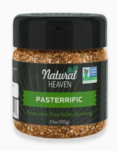 Natural Heaven - Pasterrfic- Seasoning, 3.5 oz - Gluten Free, Plant Based, Low Carb, Paleo & Keto Approved