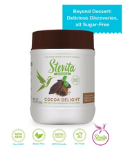 Load image into Gallery viewer, Stevita Naturals - Cocoa Delight Jar - Sugar Free, Semi Sweet Cocoa Powder (4.2 oz Jar)
