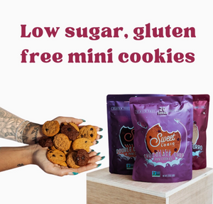 Sweet Logic - Chocolate Chip, Mini Cookies - Gluten Free, Sugar Free, Low Carb & Keto Friendly