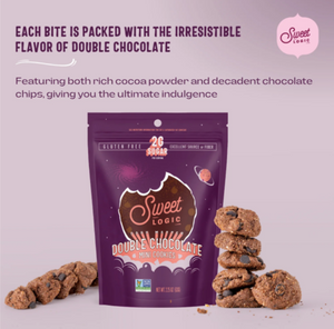 Sweet Logic - Chocolate Chip, Mini Cookies - Gluten Free, Sugar Free, Low Carb & Keto Friendly