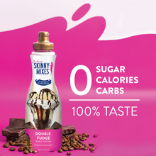 Load image into Gallery viewer, Skinny Mixes - Double Fudge Sauce - 0 Calories, 0 Sugar, 0 Carbs &amp; Keto Approved
