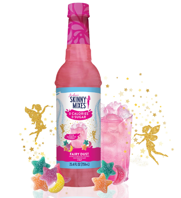 Skinny Mixes - Fairy Dust Sugar Free Syrup - 0 Calories, 0 Sugar, 0 Carbs & Keto Approved