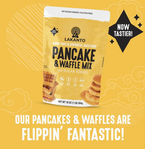 Lakanto - Pancake & Baking Mix - Gluten Free, Sugar Free, Low Carb, High Fiber & Keto Approved