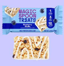 Load image into Gallery viewer, Magic Spoon - Blueberry Marshmallow Protein Treats - GF, SF, LC, KETO &amp; DIABETIC FRIENDLY
