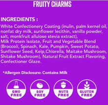 Load image into Gallery viewer, Better than Good Foods - Fruity Charms - Grab N&#39; Go Bag - Gluten Free, Nut Free, Sugar Free, Soy Free, GMO Free, Nut Free
