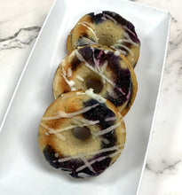 Load image into Gallery viewer, Keto Blueberry Doughnuts - Keto Donuts - Gluten Free, Sugar Free, Low Carb &amp; Keto Approved
