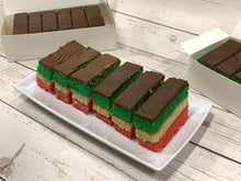 Load image into Gallery viewer, Keto Italian Rainbow Cookies - *SEASONAL COOKIES* - Gluten Free, Sugar Free, Low Carb, Keto &amp; Diabetic Friendly
